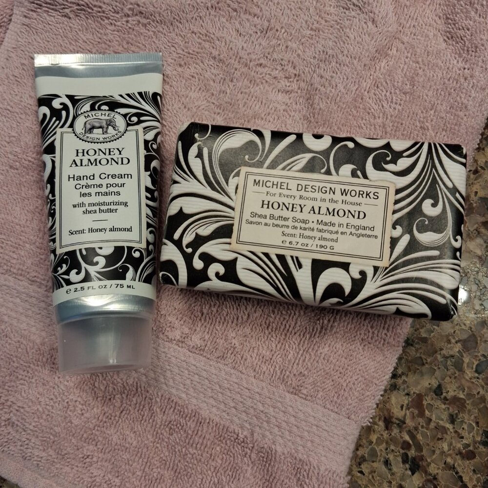Michel Design Works Honey Almond Soap and Hand Lotion